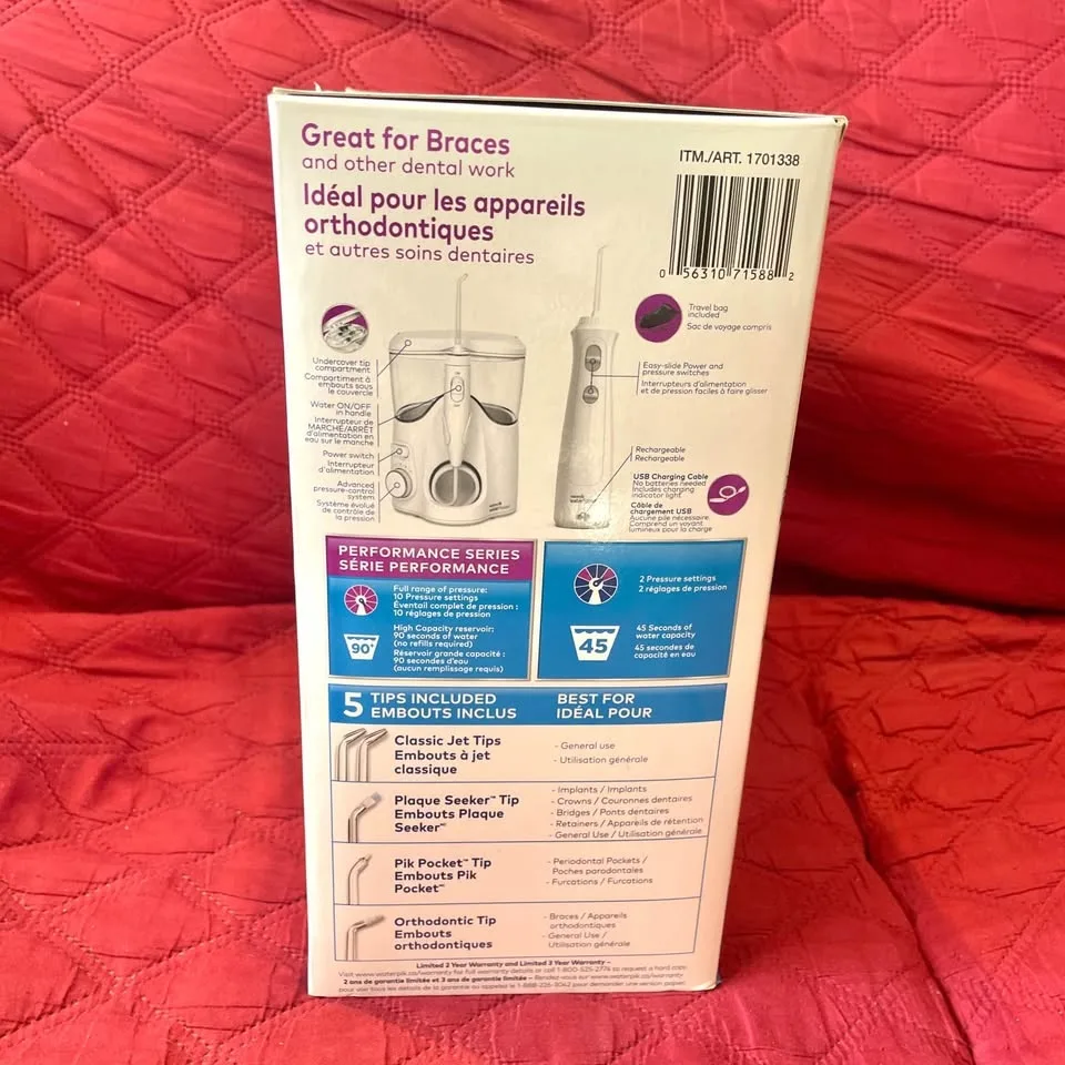 Waterpik® Ultra Plus and Cordless Pearl Combo image indicator(3)