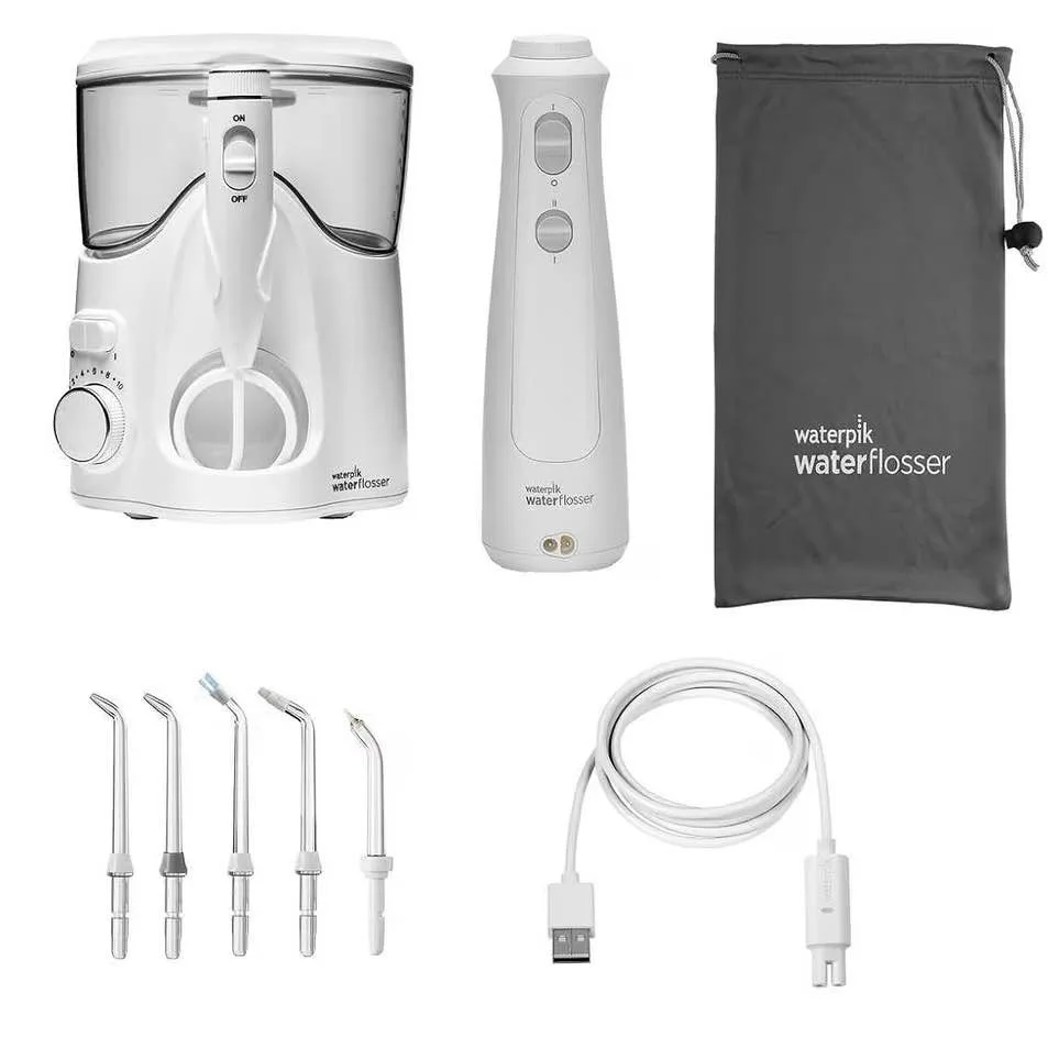 Waterpik® Ultra Plus and Cordless Pearl Combo image indicator(7)