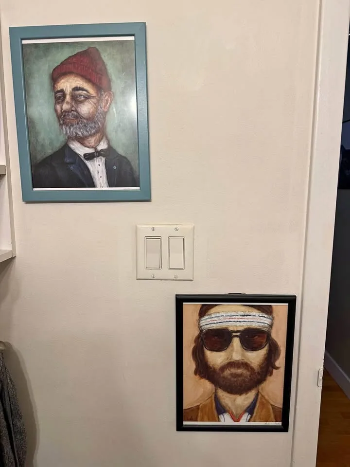 Wes Anderson Movie Inspired Art