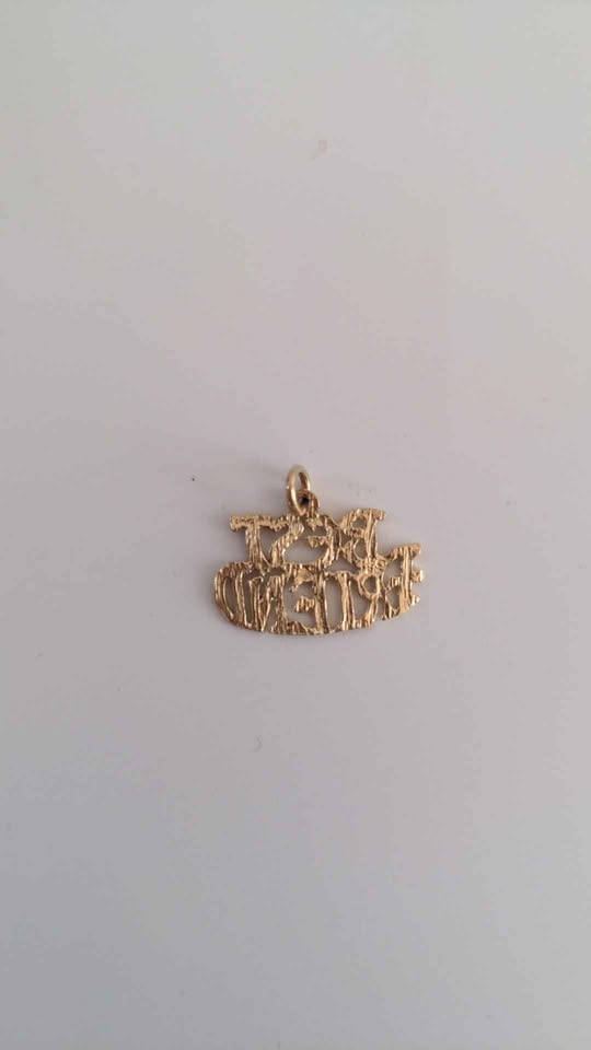 10k Gold Charm Vintage 1980s Best Friend Gift Ready - photo 3