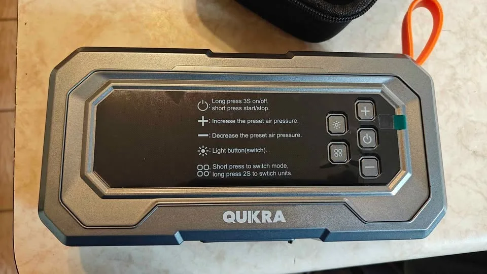 3-in-1 Jump Starter + Air Compressor + Power Bank #Cleanout image indicator(7)