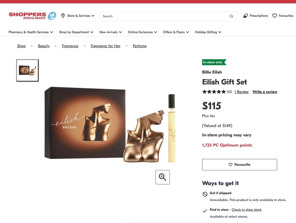 (NEW, UNOPENED) Billie Eilish "Eilish" Perfume Gift Set ($115 in - photo 2