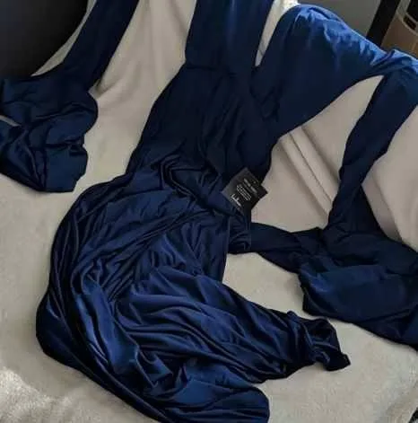 Multiple Styles - Navy Blue Maxi - Wedding - XS image indicator(7)