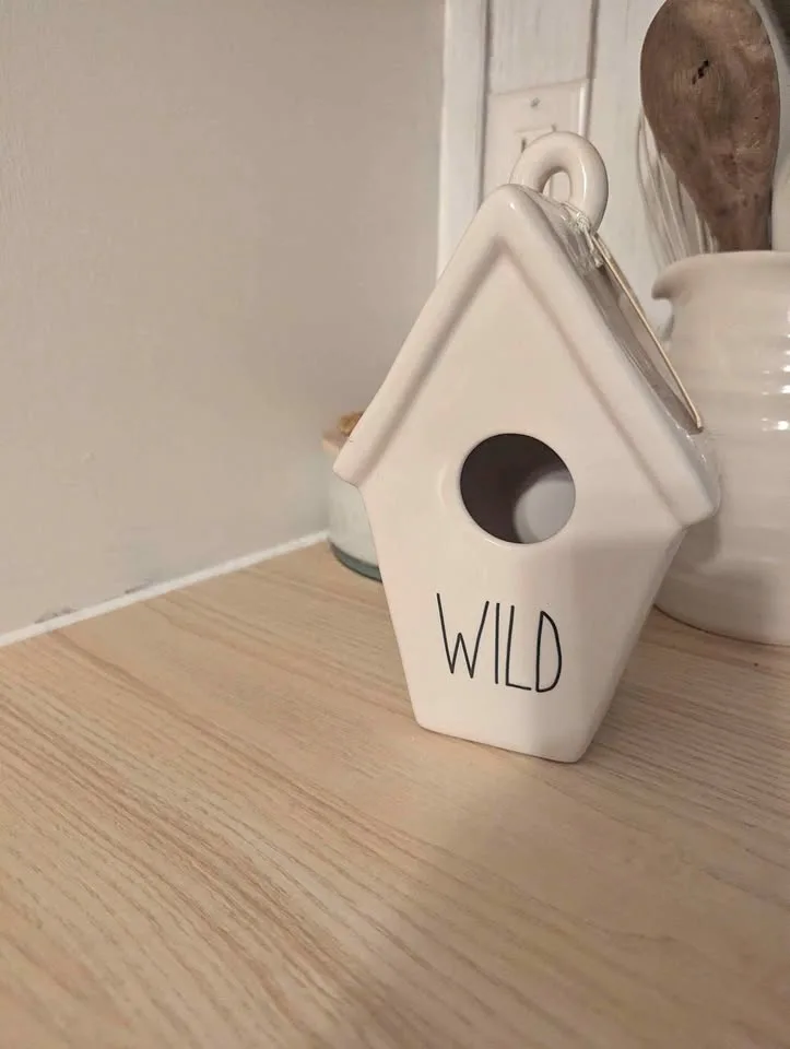 Rae Dunn bird house