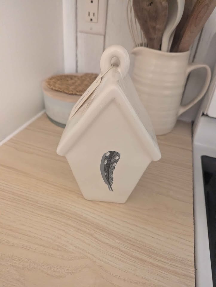 Rae Dunn bird house 🧡 - photo 2