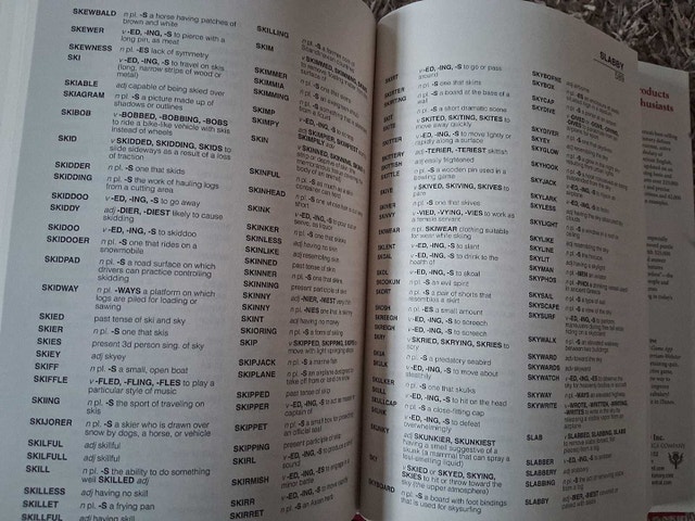 THE OFFICIAL SCRABBLE PLAYER'S DICTIONARY (HARDCOVER) - photo 4