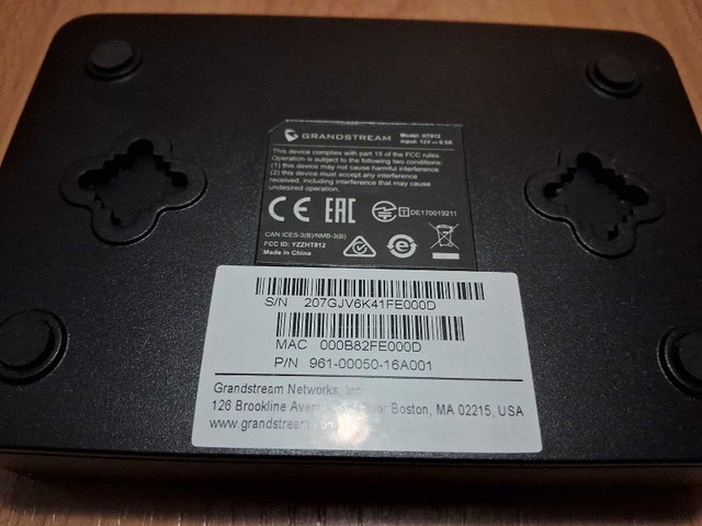GRANDSTREAM HT812 VOIP ATA BOX - photo 4
