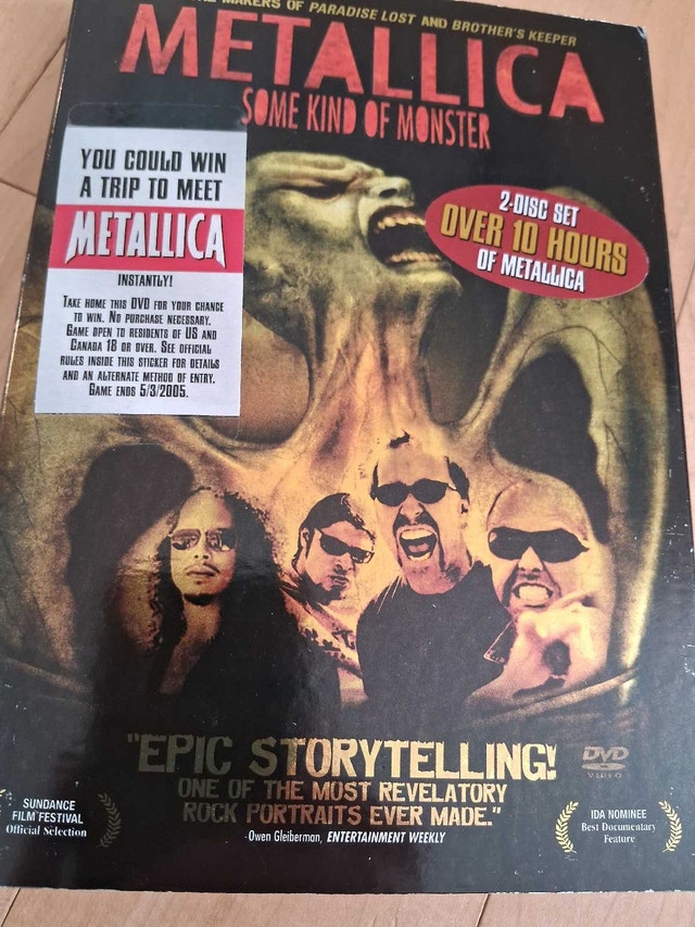 METALLICA - SOME KIND OF MONSTER (2 DVDS, SEALED)