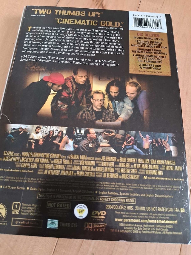 METALLICA - SOME KIND OF MONSTER (2 DVDS, SEALED) - photo 2