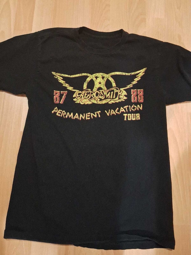AEROSMITH "PERMANENT VACATION 1987-88" TOUR CONCERT SHIRT