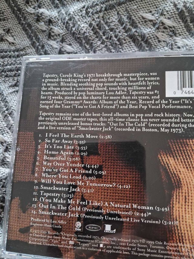 CAROLE KING - TAPESTRY (CD) - photo 2
