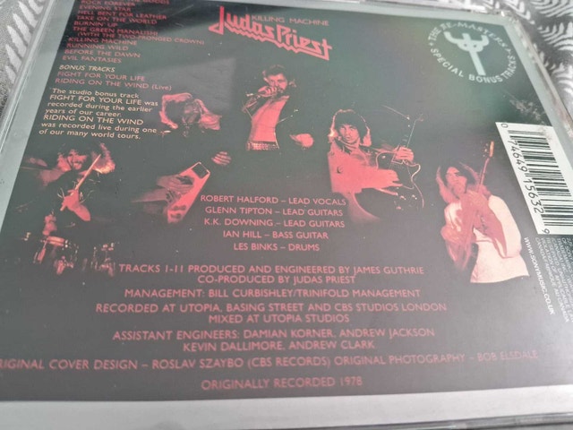 JUDAS PRIEST - KILLING MACHINE (CD) - photo 2