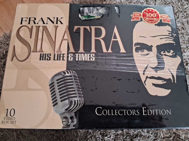 FRANK SINATRA- HIS LIFE & TIMES (SEALED 10-VHS BOX SET)