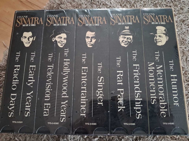 FRANK SINATRA- HIS LIFE & TIMES (SEALED 10-VHS BOX SET) - photo 2