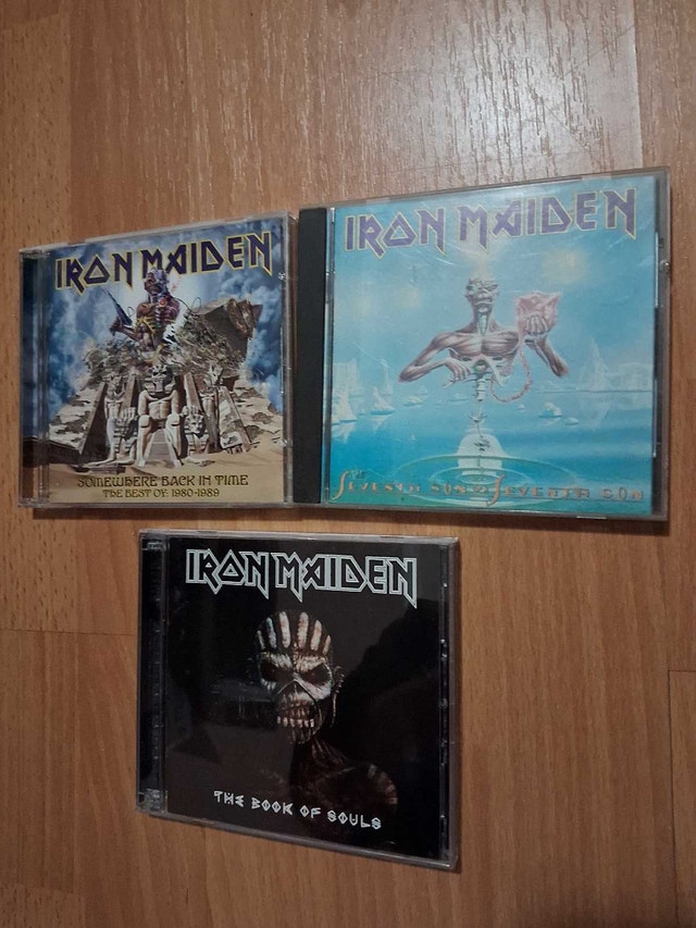 3x IRON MAIDEN CDs