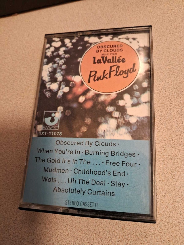 PINK FLOYD - OBSCURED BY CLOUDS (CASSETTE)