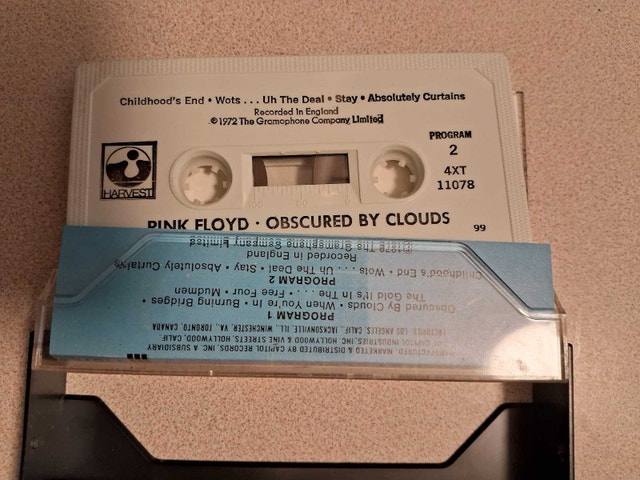 PINK FLOYD - OBSCURED BY CLOUDS (CASSETTE) - photo 3