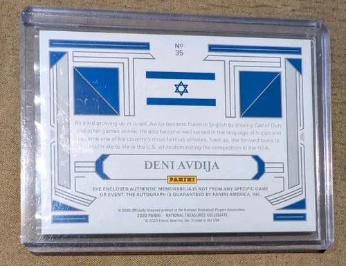 2020-21 Deni Avdija Patch Auto RC #d 7/35 image indicator(2)