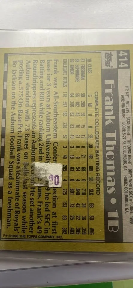 Sammy Sosa & Frank Thomas Rookie Cards - $28/OBO image indicator(4)