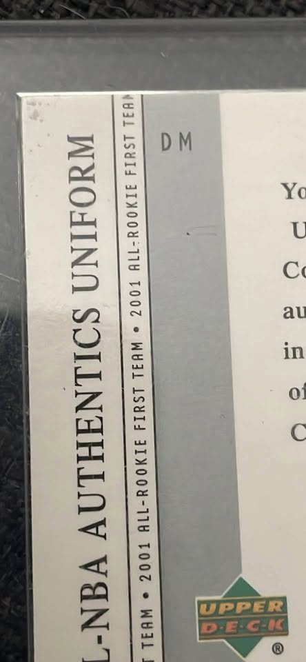 Darius Miles Authentic Uniform Card - See pictures - photo 4