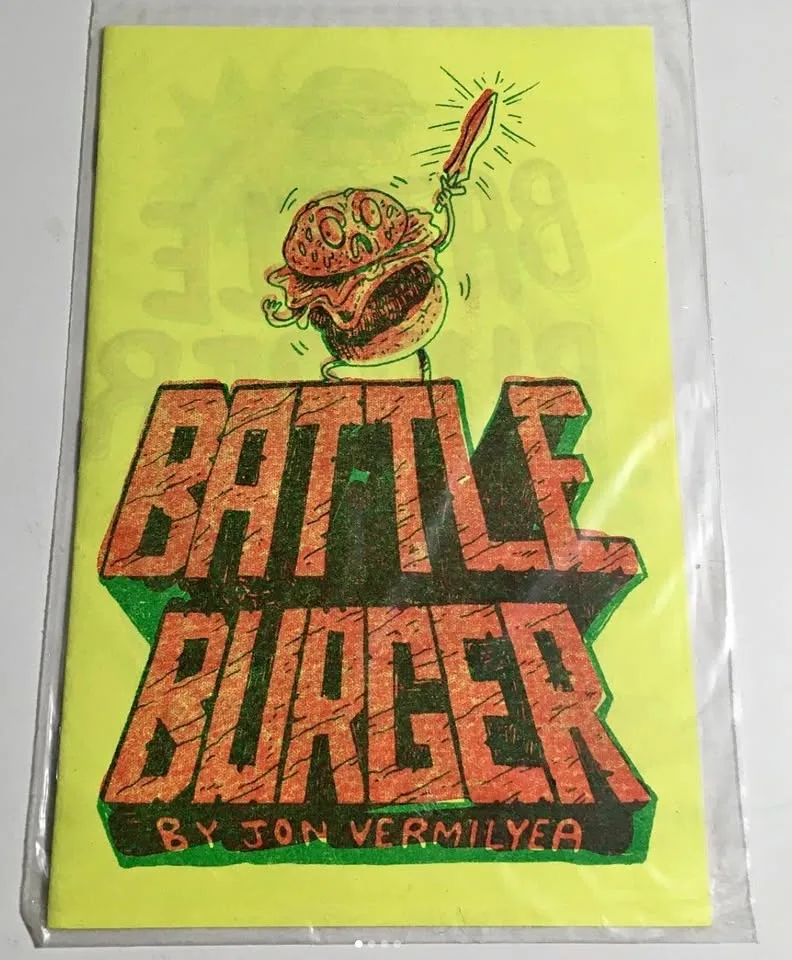 Rare Comic Zine - Battle Burger by JonVermilyea