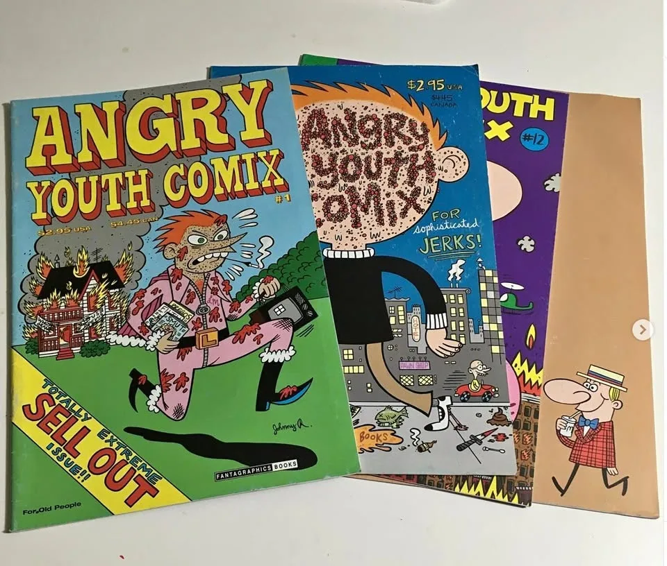 Angry Youth Comics Bundle By Johnny Ryan