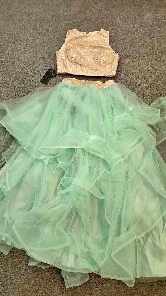 Brand new, never worn! Mint Green Gown/Dress (women's size large