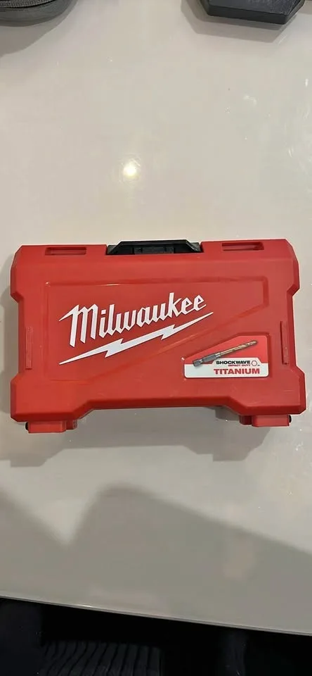 Milwaukee Shockwave Titanium Impact Drill Bit Set (Missing 3/16"