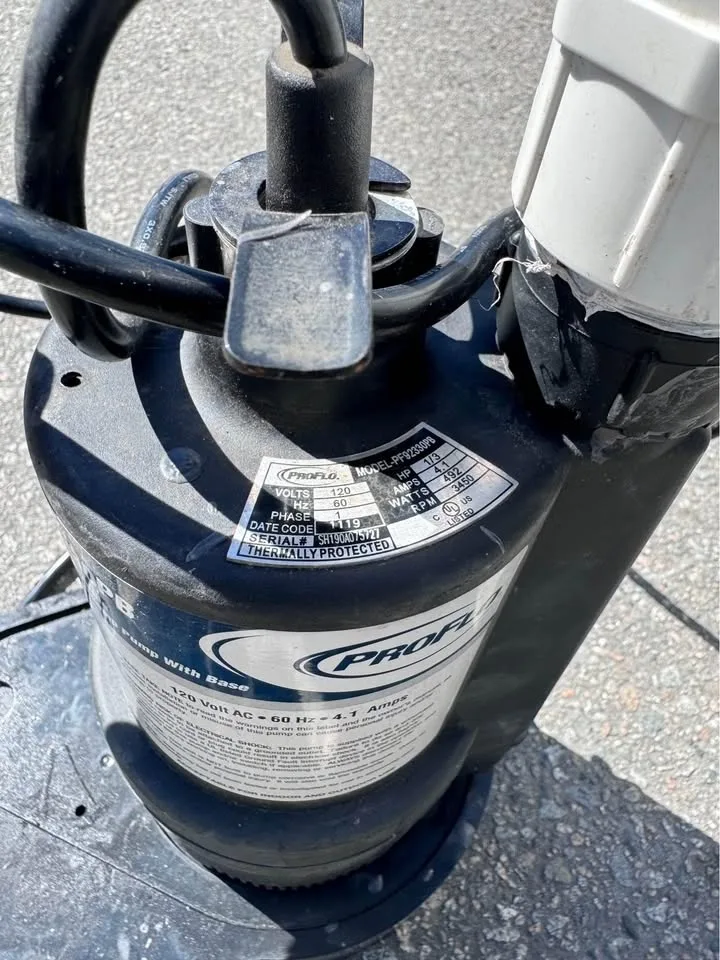 Submersible sump pump 1/3HP (pf92330pb) image indicator(5)