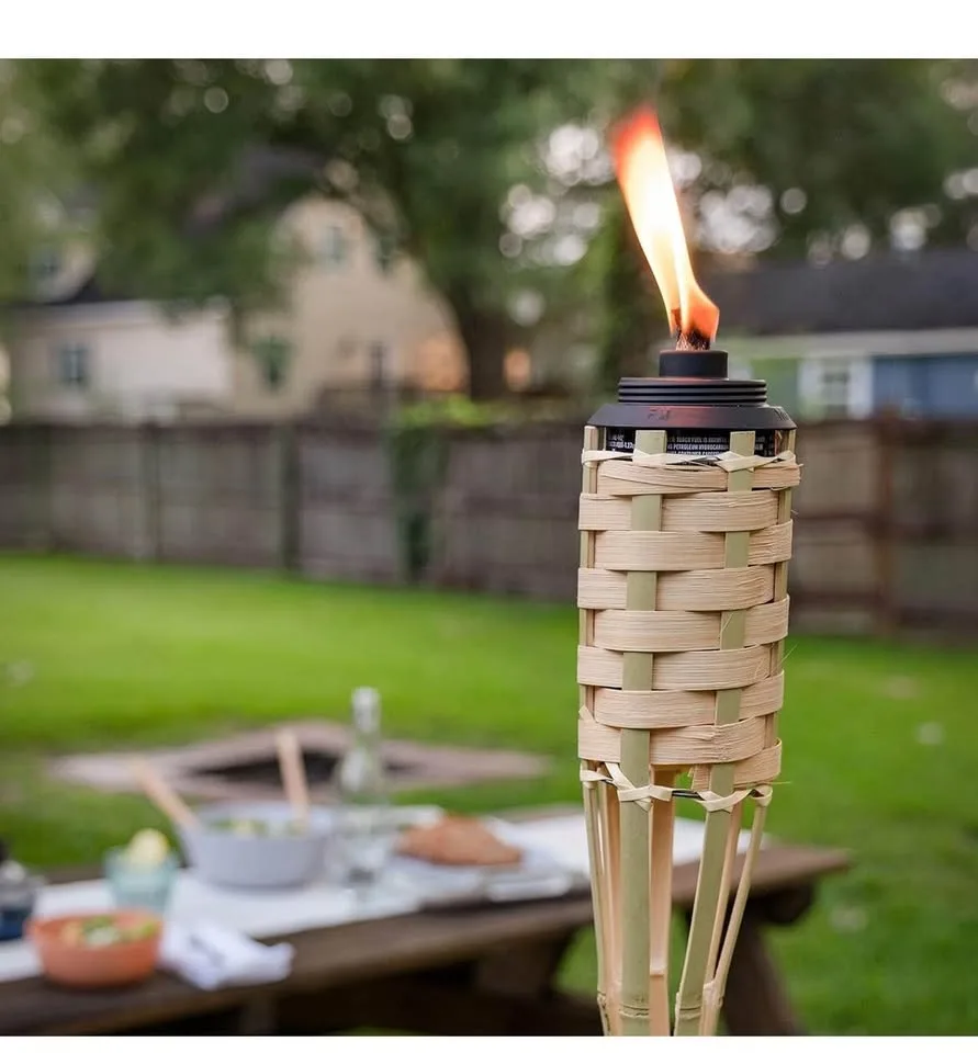 TIKI Brand 57” Bamboo Torches – 4 Pack (Open Box) image indicator(2)