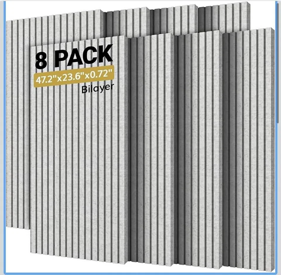 TONOR 8 Pack Acoustic Wood Wall Panels