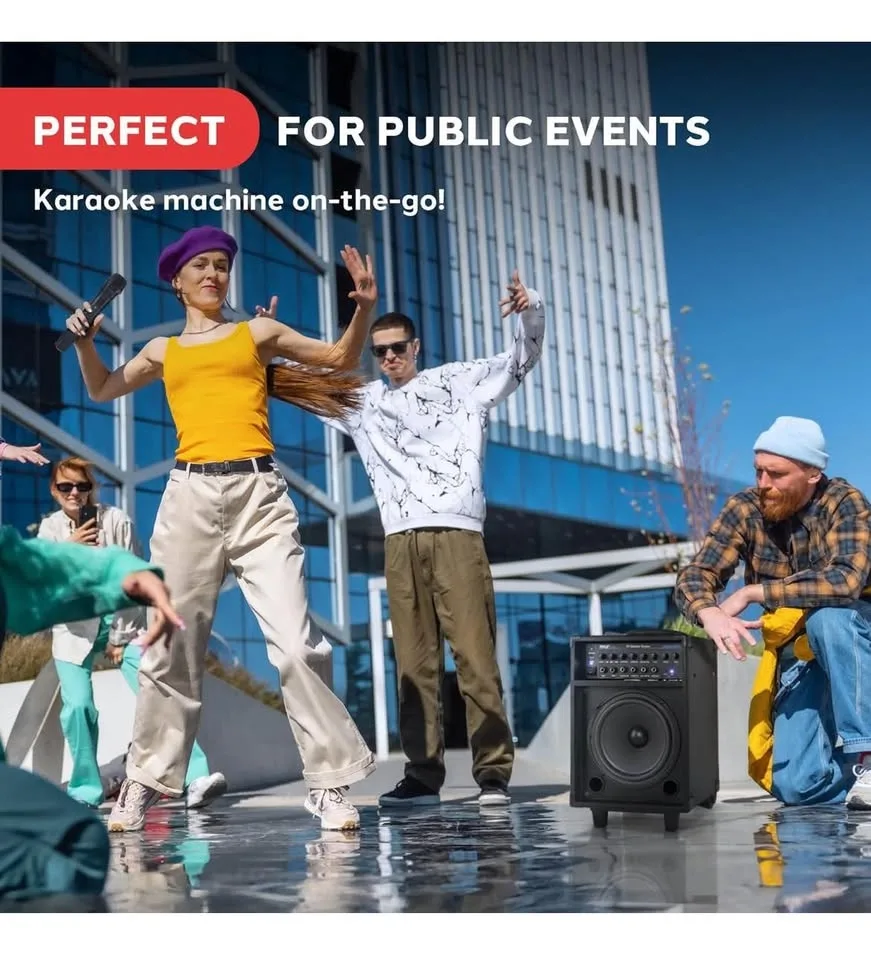 Pyle PWMA230BT Portable PA System – 400W -New image indicator(2)