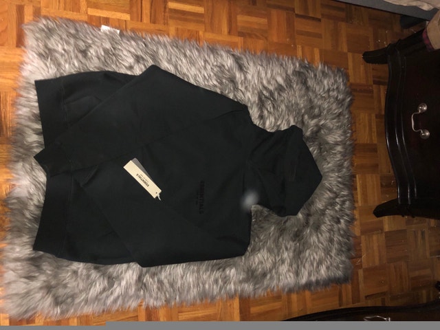 Essentials Hoodie Black XS