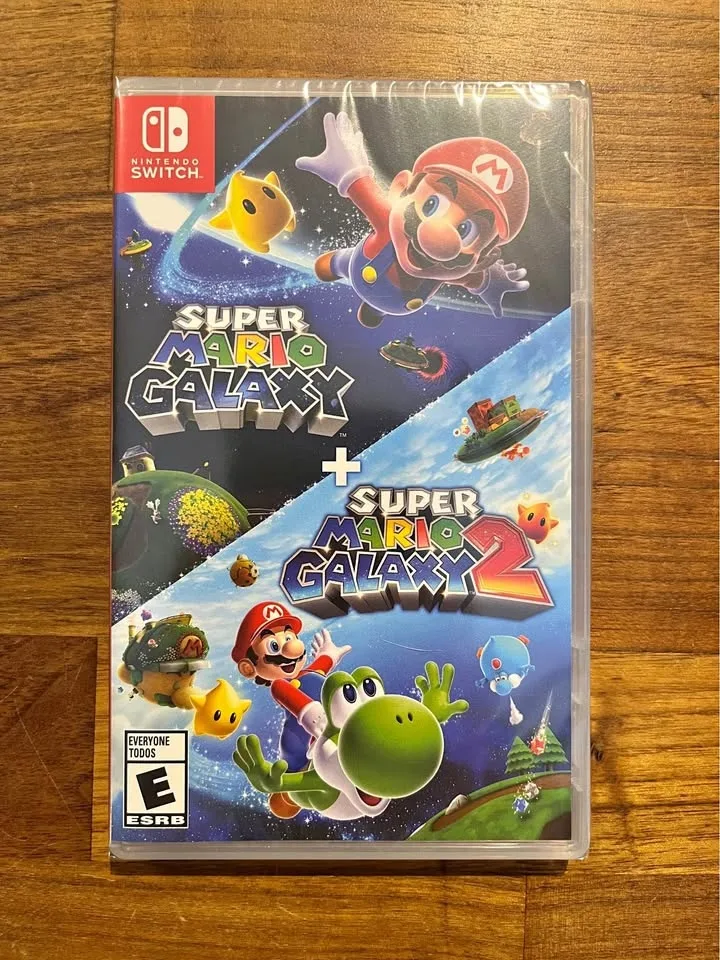 Super Mario Galaxy 1+2 (New, Sealed)