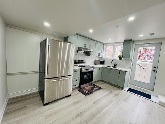 Legal Brand-New 2 Bed 1 Bath basement for Rent