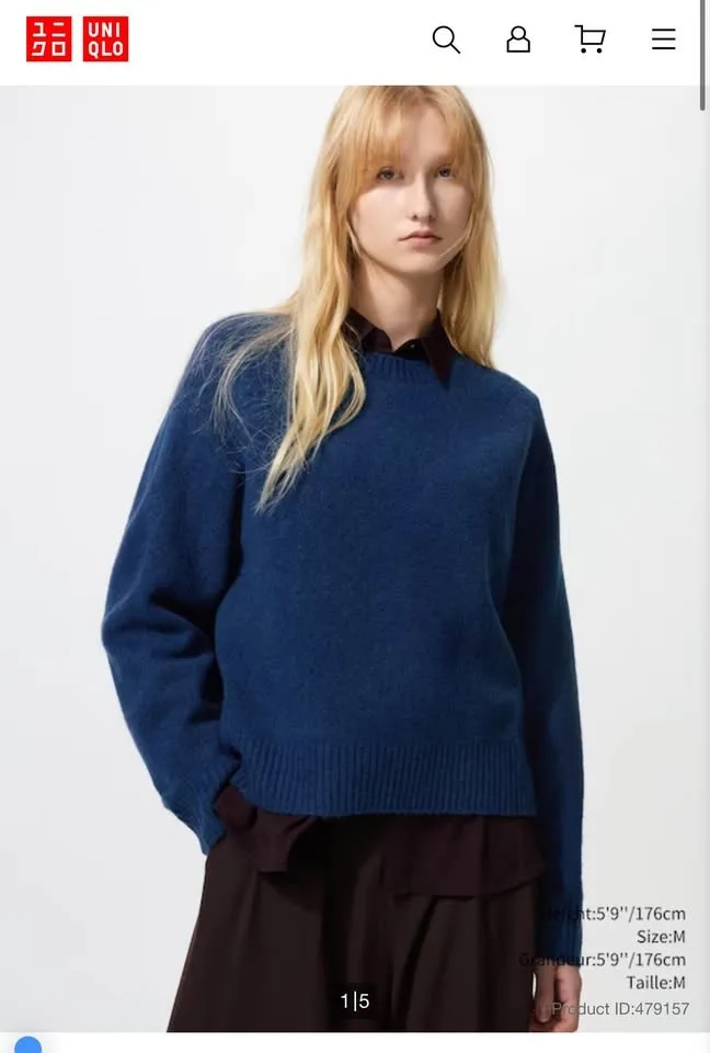 Selling Uniqlo sweaters image indicator(5)