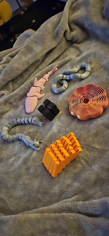 3d printed fidget set