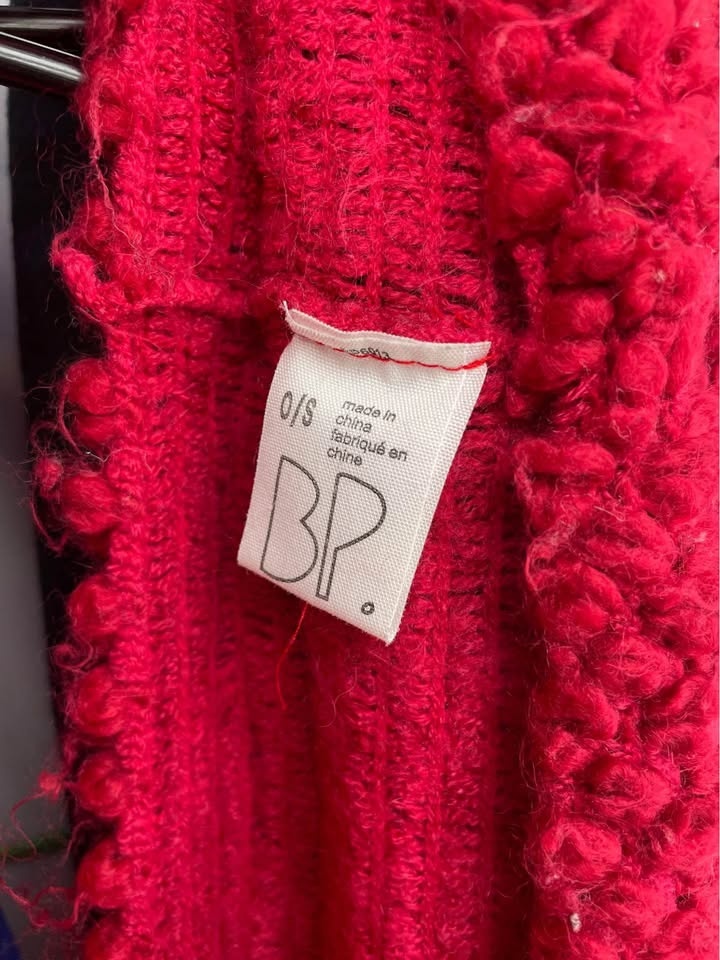 Cozy red infinity scarf - photo 2