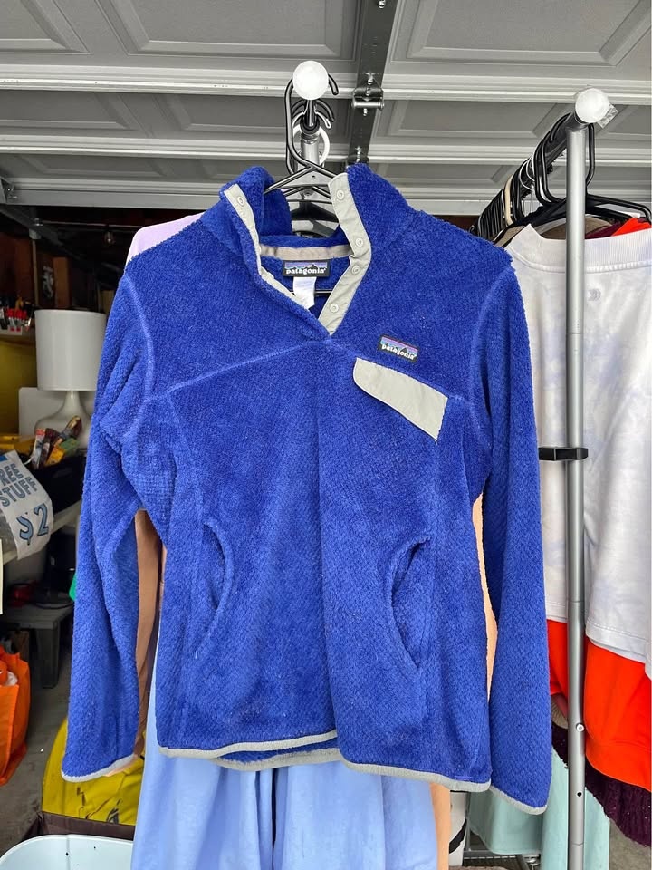 Patagonia Snap T Fleece Pullover Bluish Purple #Cleanout