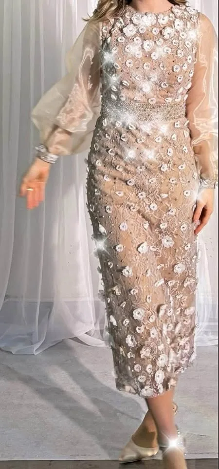 MAC DUGGAL Designer Custom Embellished Dress