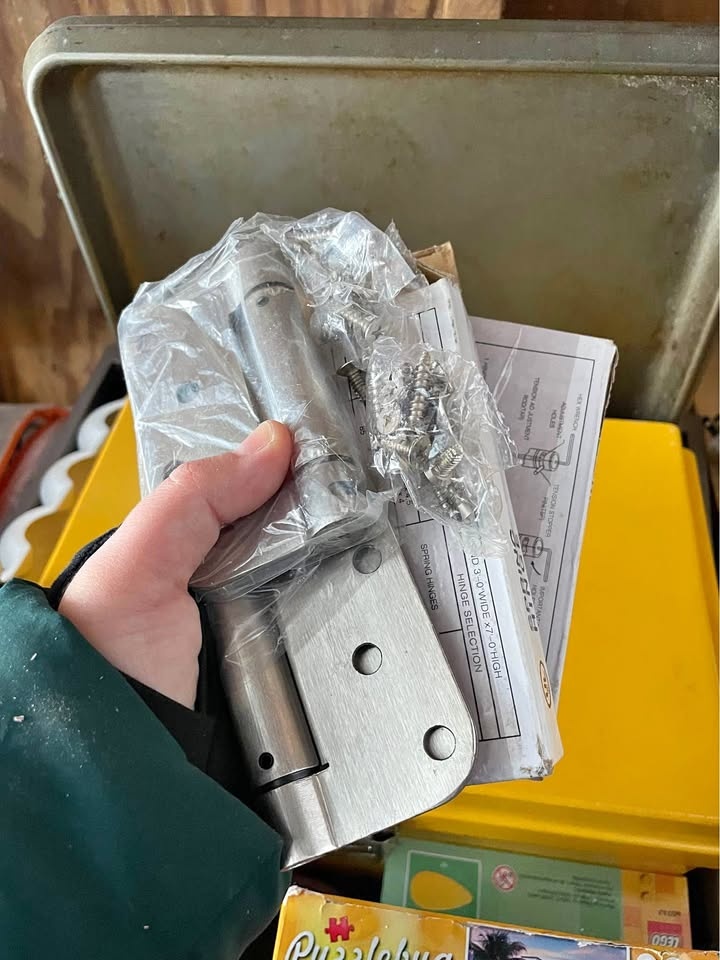 4 Spring Hinges Brand New