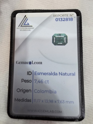 7.46 Loose Natural Colombian Emerald - photo 2