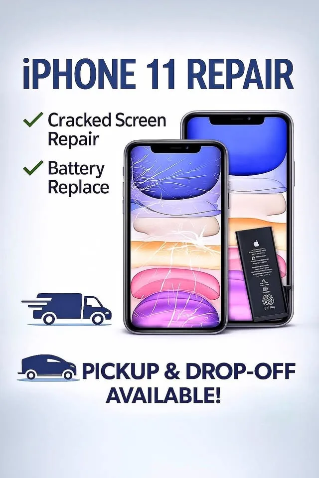 iPhone 11 screen replacement and battery replacement