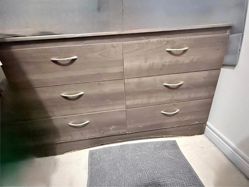 Wooden 6-Drawer Dresser- Chest- TV stand