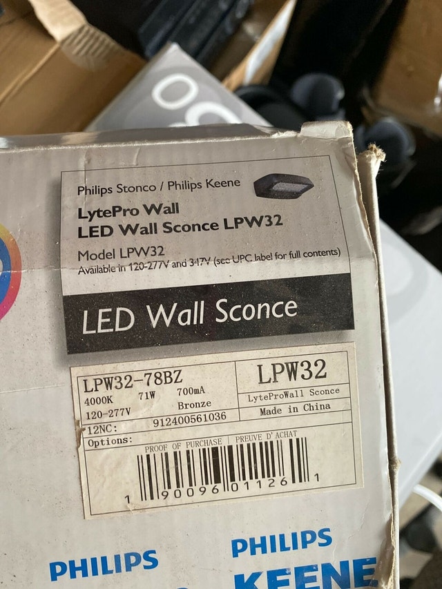 Philips led wall scone model LPw32 - photo 2