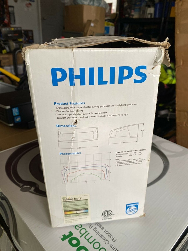 Philips led wall scone model LPw32 - photo 4