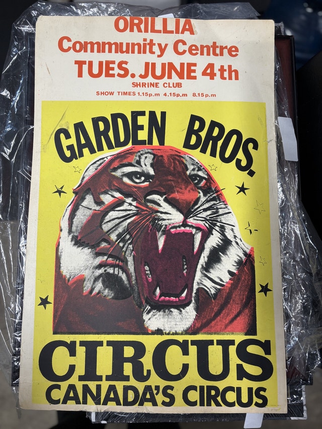 Garden Bros Circus Poster