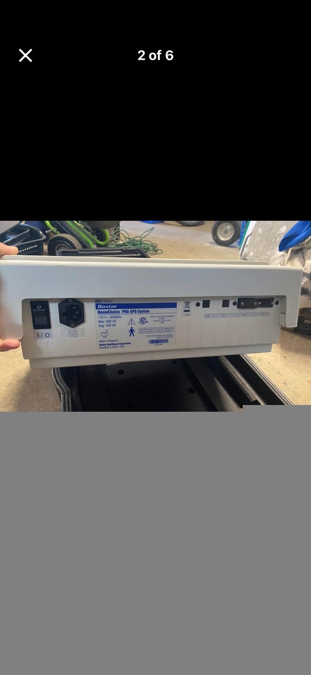 Home choice pro APD system ref 5 c8310 dialysis machine - photo 2