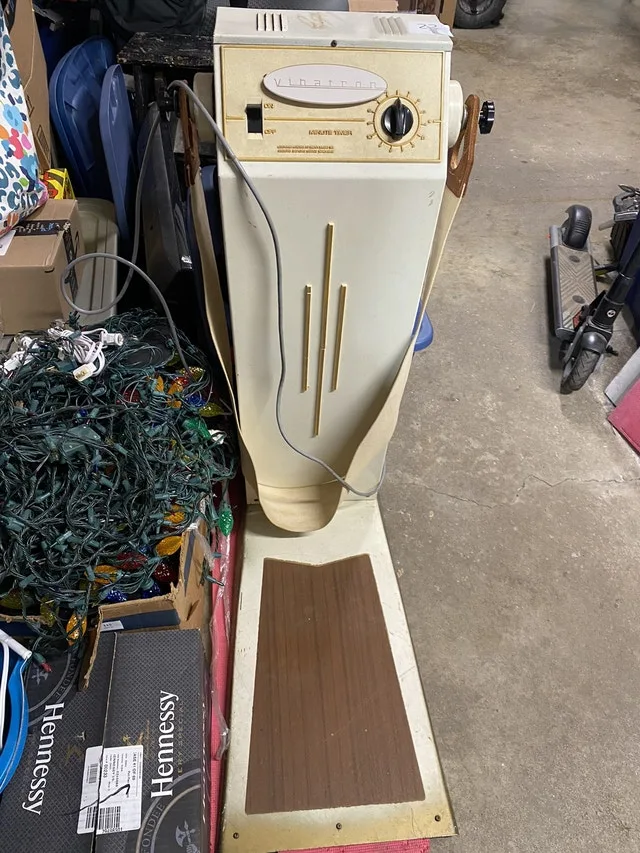 Vibatron model 1010 vintage vibration belt machine working