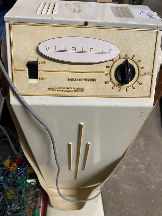Vibatron model 1010 vintage vibration belt machine working - photo 2